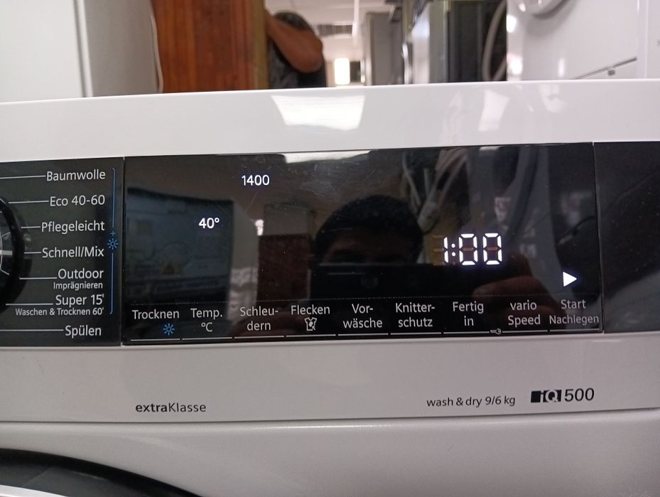 Пералня със сушилня Сименс Siemens IQ 500  9/6 кг 2 години гаранция!