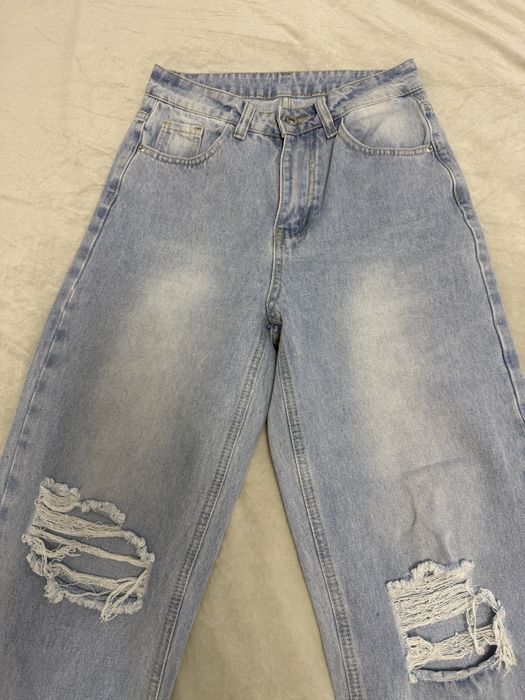 Дънки с широк крачол Zara, Shein