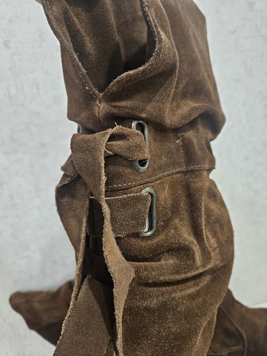 Продам замшевые ботфорты