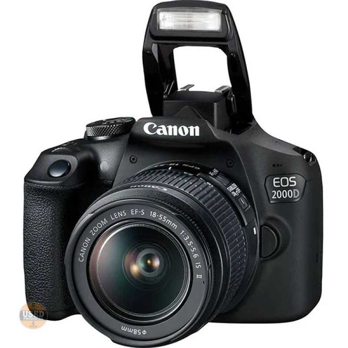 Aparat Canon EOS 2000D + Obiectiv EF-S 18-55 IS II | UsedProducts.Ro