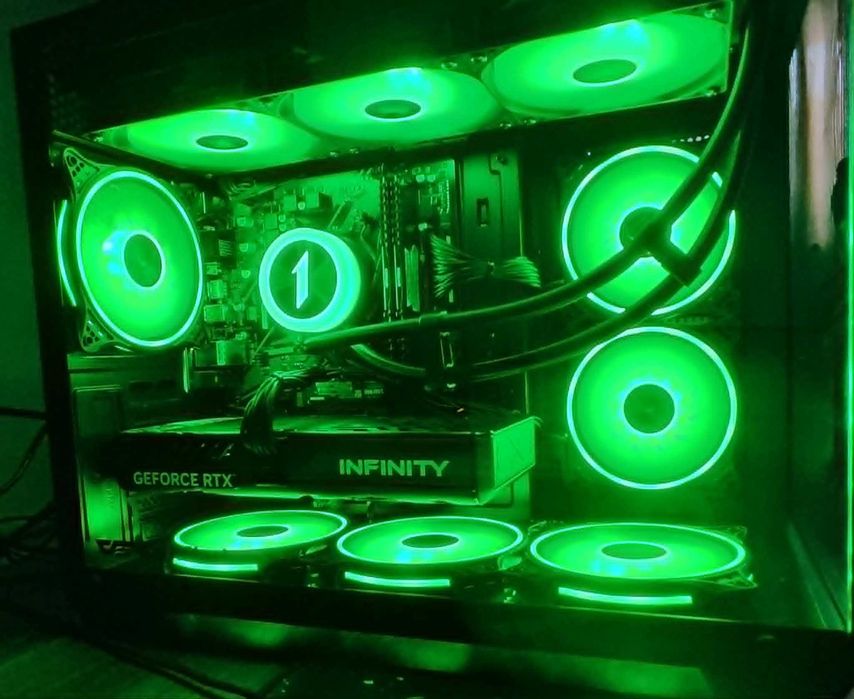 NOU-UNITATE PC Sistem GAMING,AMD Ryzen 7 5700x,32 gb DDR4,RTX 5060,m.2 1TB