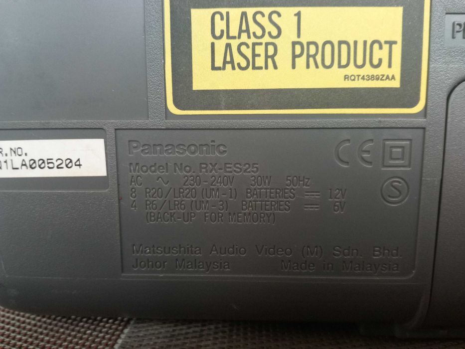 Радиокасетофон+CD- Панасоник.