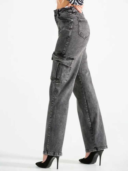 Джинсы женские карго  палаццо 28 размер