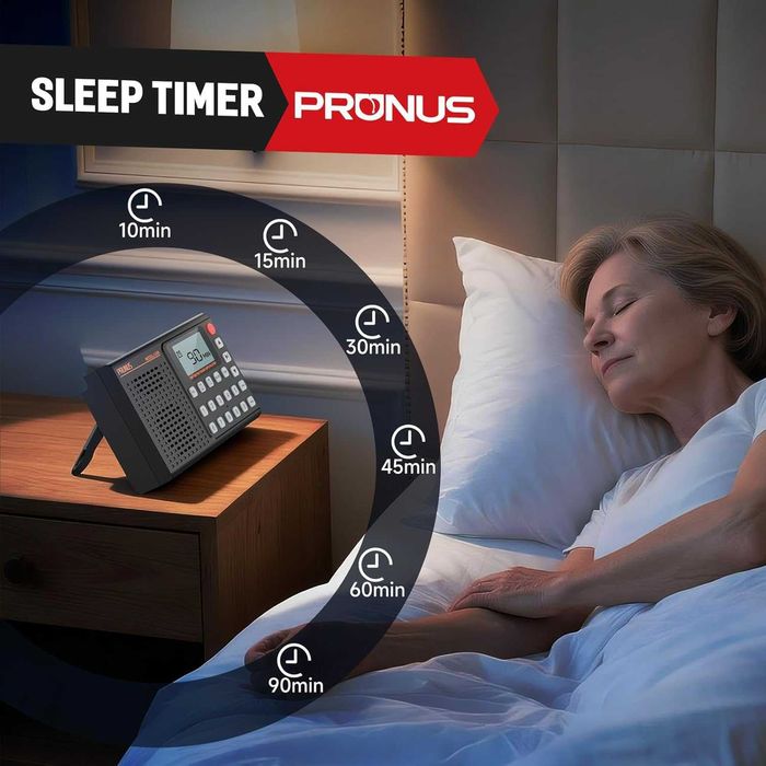 PRUNUS J-168 FM,AM,SW радиоприемник, Bluetooth и TF плейър