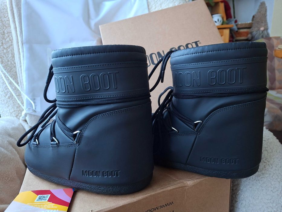 Moon boot black original черни