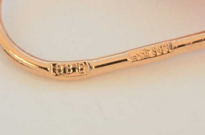 Серьги СССР 583 пробы