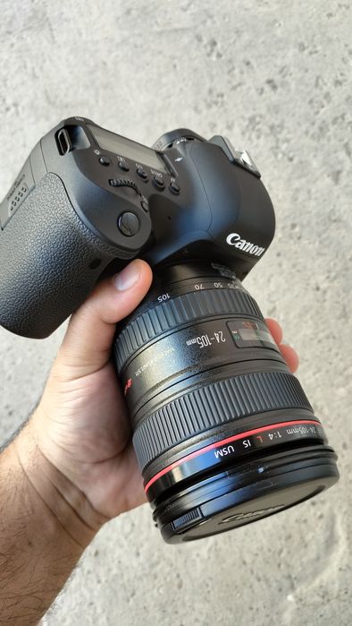 Yangi xolatda Canon 6d mark 2 sotiladi 24-105 f4 obektivi bilan