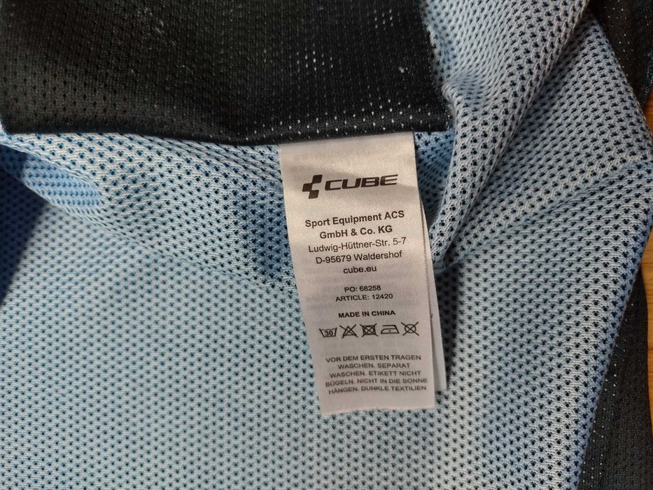 CUBE Vertex Actionteam FOX JERSEY - мъжка вело екипировка XXL