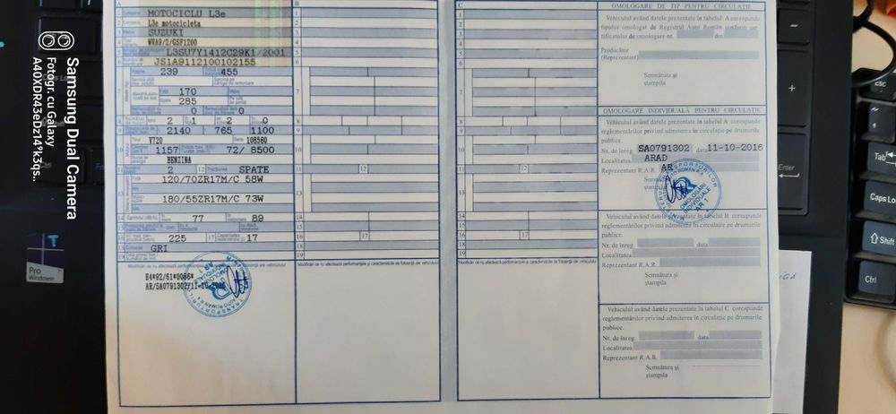 Suzuki GSF 1200 Bandit – 2001 – Un singur proprietar RO, 30.300 km