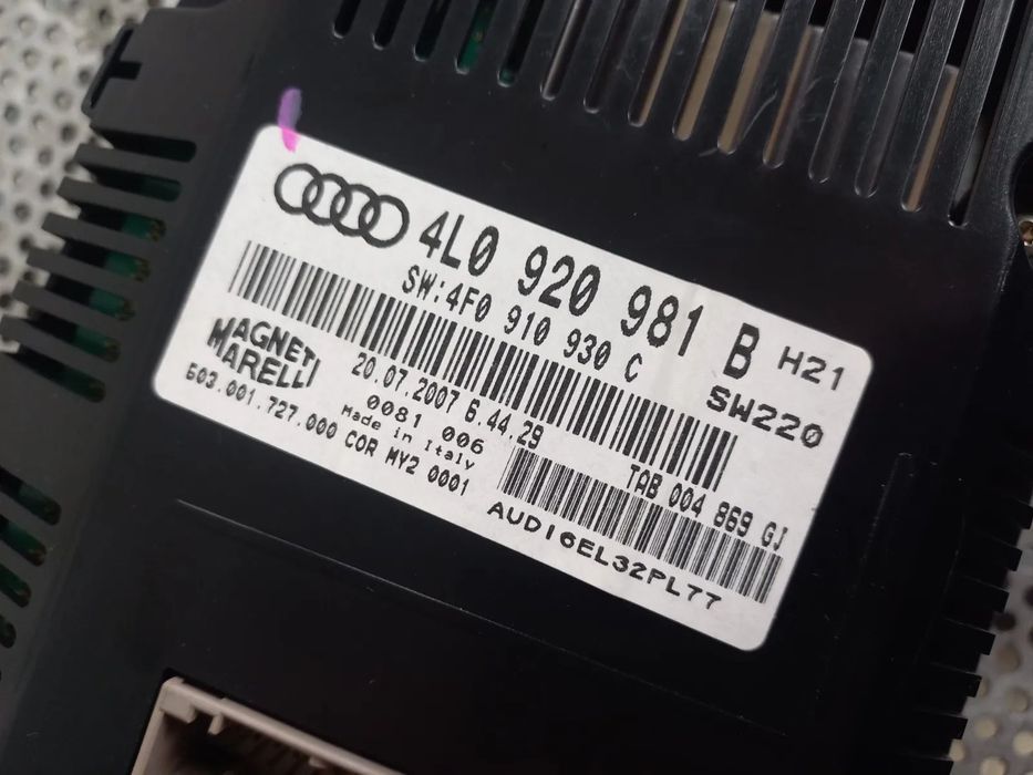 Ceasuri Bord Audi Q7 4L An 2006-2007-2008-2009-2010-2011-2012-2013-2014-2015-2016 Volan Dreapta Cod