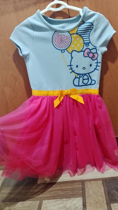 Детское платье hello kitty