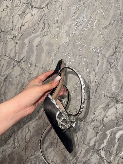 Туфли черный каблук