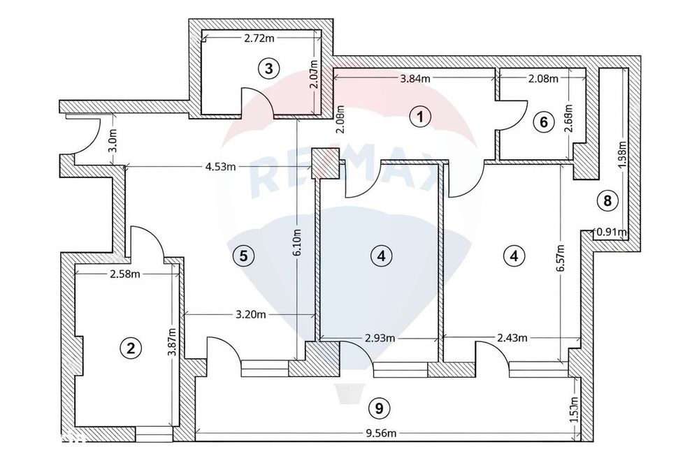 Apartament generos 3 camere, parcare subterană inclusă | Confort City