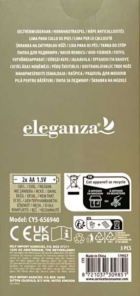 Aparat Eleganza pila talpi