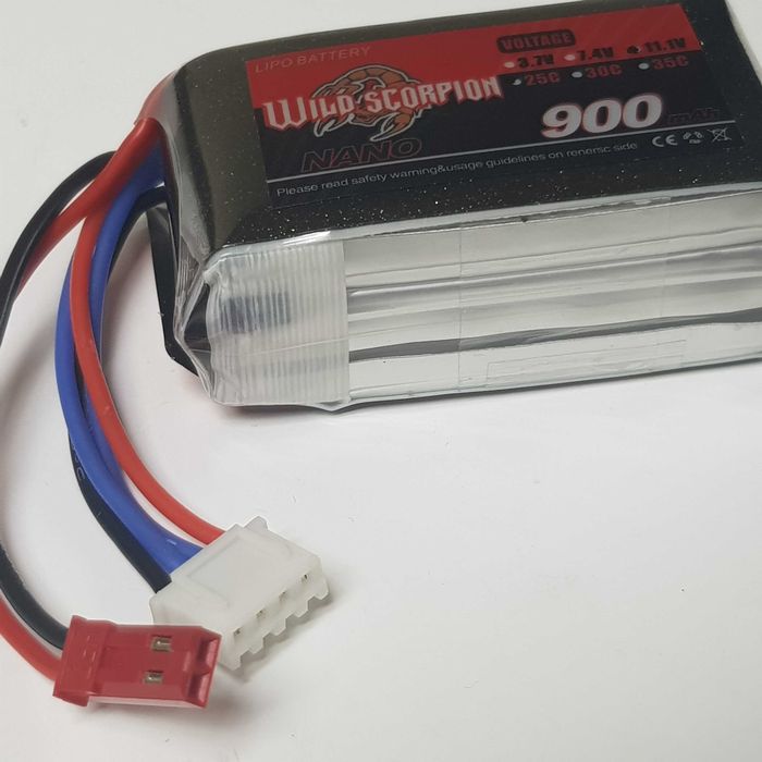 Acumulator / Baterie Nano 900mah, 11.1V, 25C , mufa jst