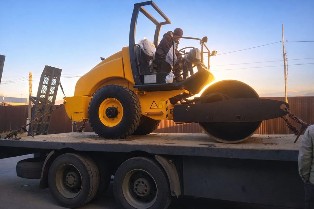 Укладка асфальта.