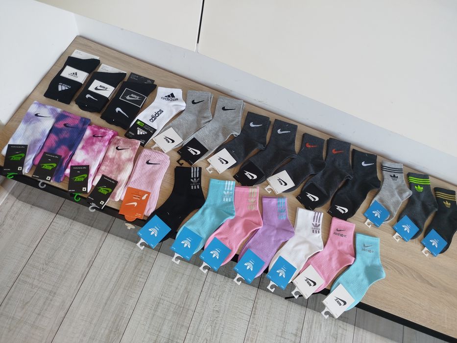 Șosete damă/bărbat noi cu eticheta Nike/Adidas toate mărimile