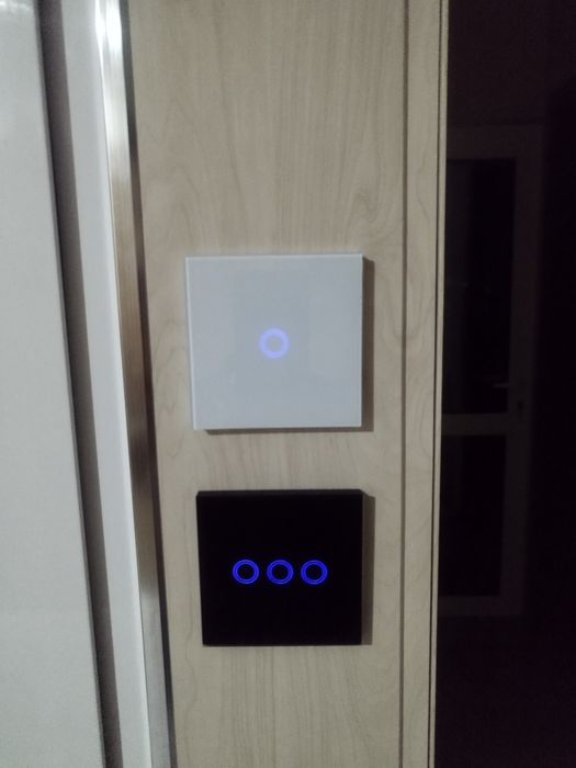 Сензорен ключ за осветление (стъкло), wi-fi, девиатори, димери, бойлер