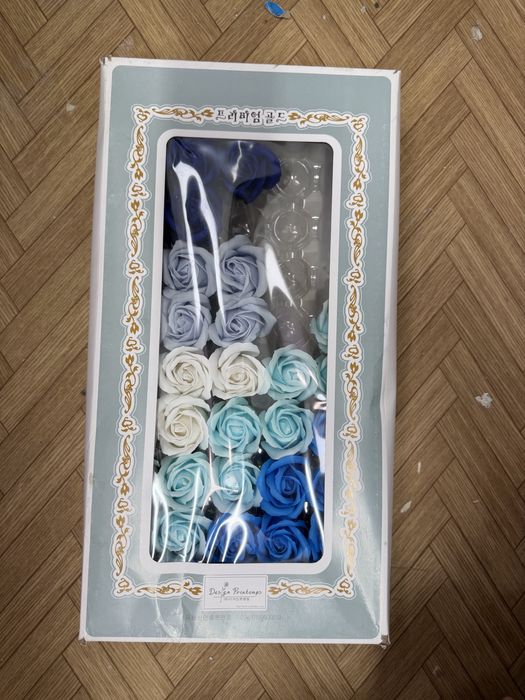 мыльные розы в коробке