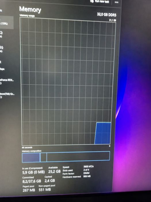 Топ геймърски компютър, gaming pc. | Ryzen 7 7700X | RTX 5060 | 32GB DDR5 | B850 WiFi 7 | Windows 11 Pro