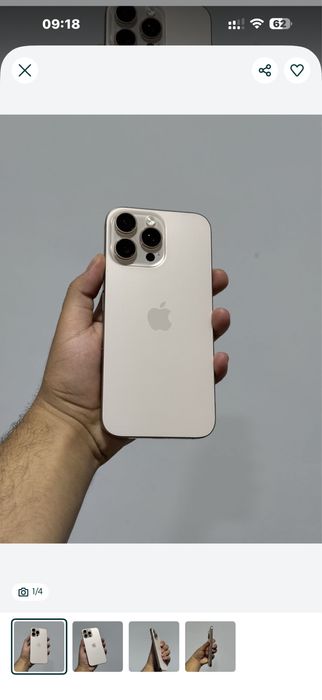 Iphone 16 promax emkost 100% ideal telefon aybi yoq