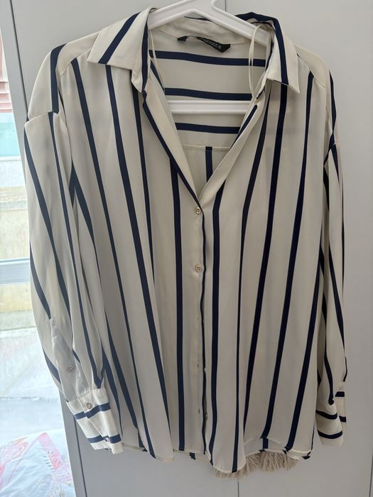 Zara сатенена риза