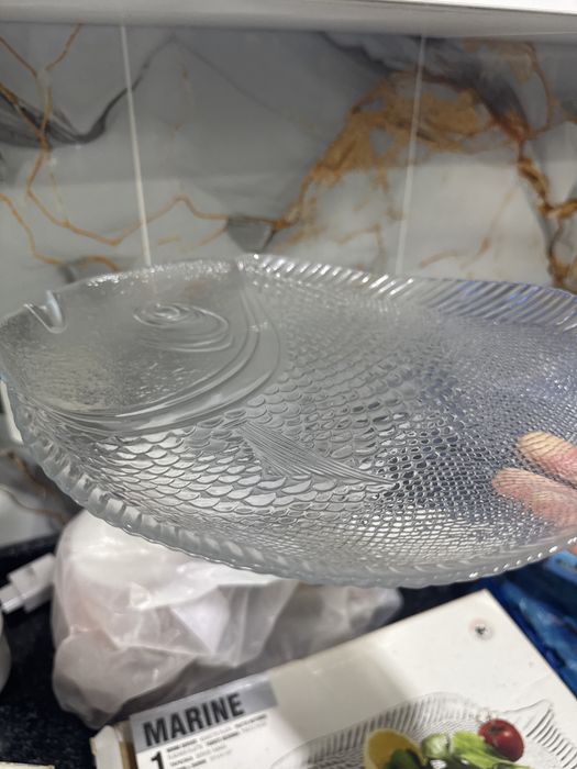 Большая тарелка рыбка