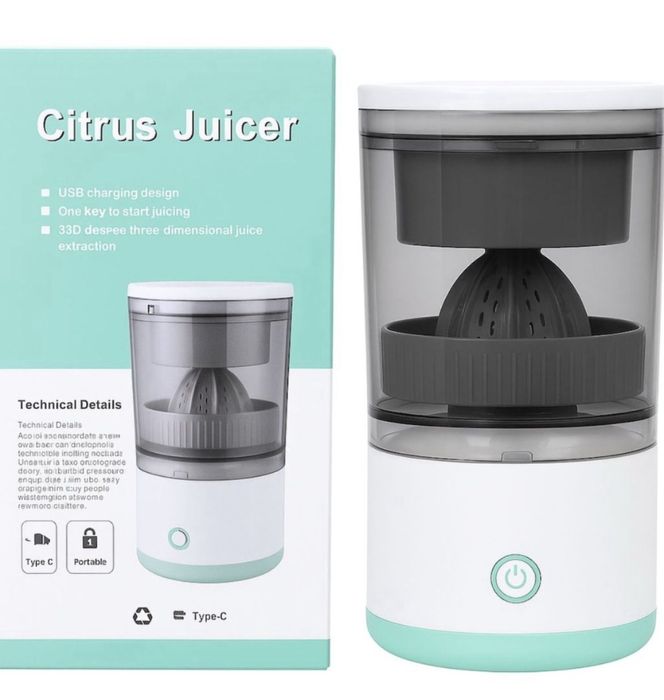 Livrare Gratuita Storcator Electric De Citrice Portabil 45WUSB-C500ml