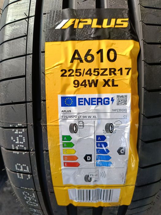 НОВИ ЛЕТНИ -17цола -225/45-1бр.-125лв."APLUS"-с монтаж и баланс