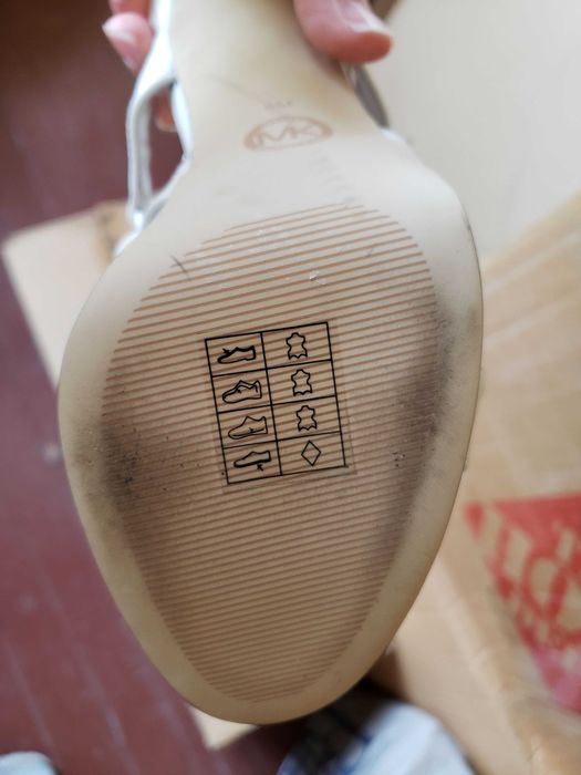 Michael Kors Demi Leather Sandal, естествена кожа