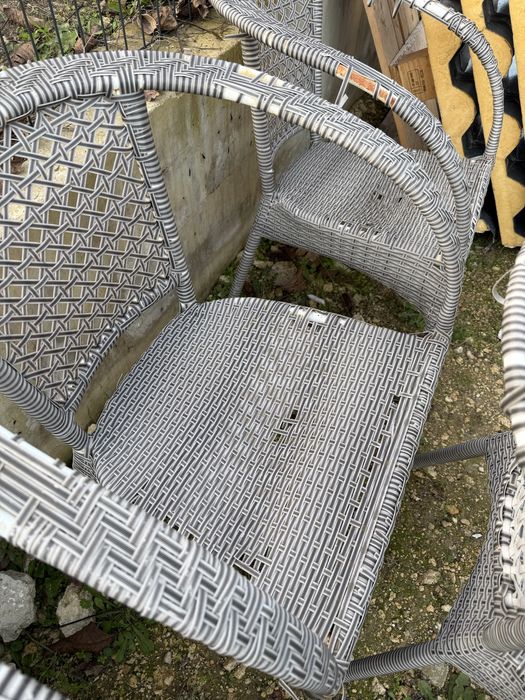 Ратанови столове 5 броя