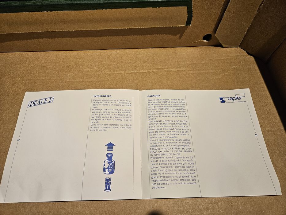 Capac oala sub presiune Zepter