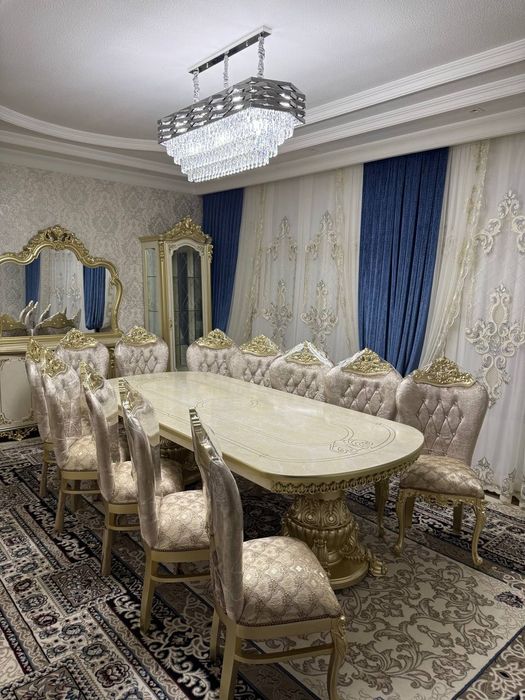 Stol-Stul Kamplekt Stulla Yonğoqdan Stol-Mdf Dan Baquvat Arzon Narxda