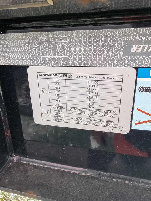 Închiriez Semiremorca Piatra/ Balastru /Pamant 24 mc Schwarzmuller