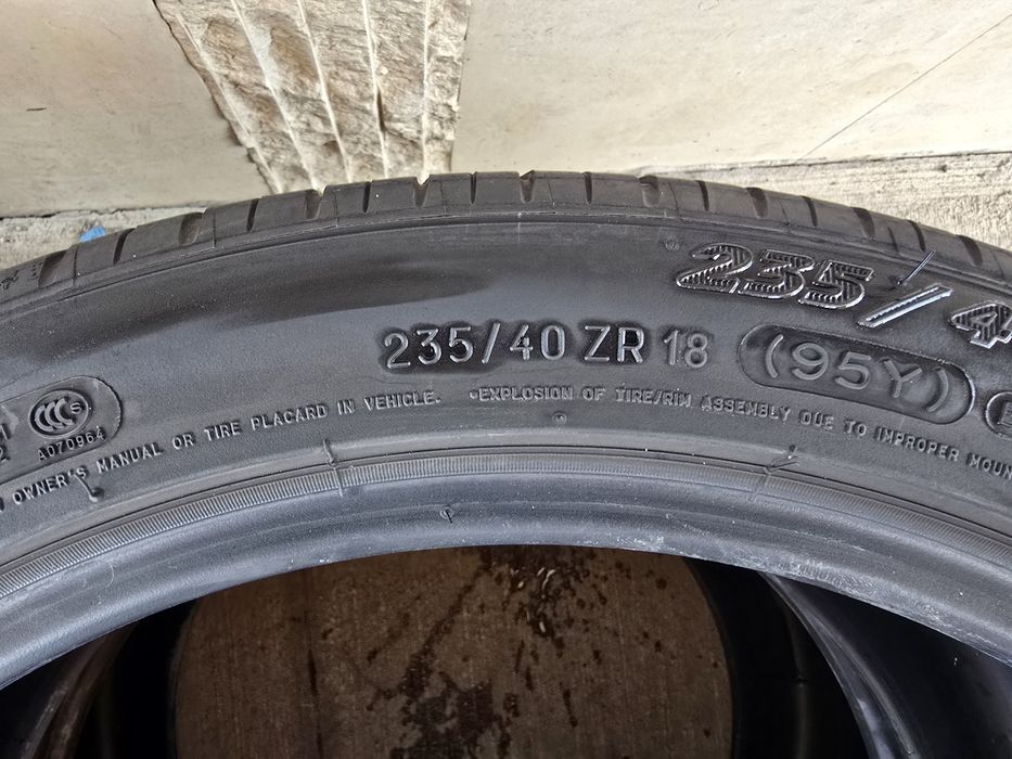 Гуми 265/40/18 и 235/40/18 Michelin спорт пакет Porsche