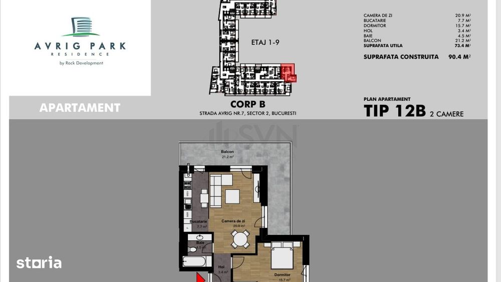 Direct Dezvoltator I Avrig Residence I 2 Camere