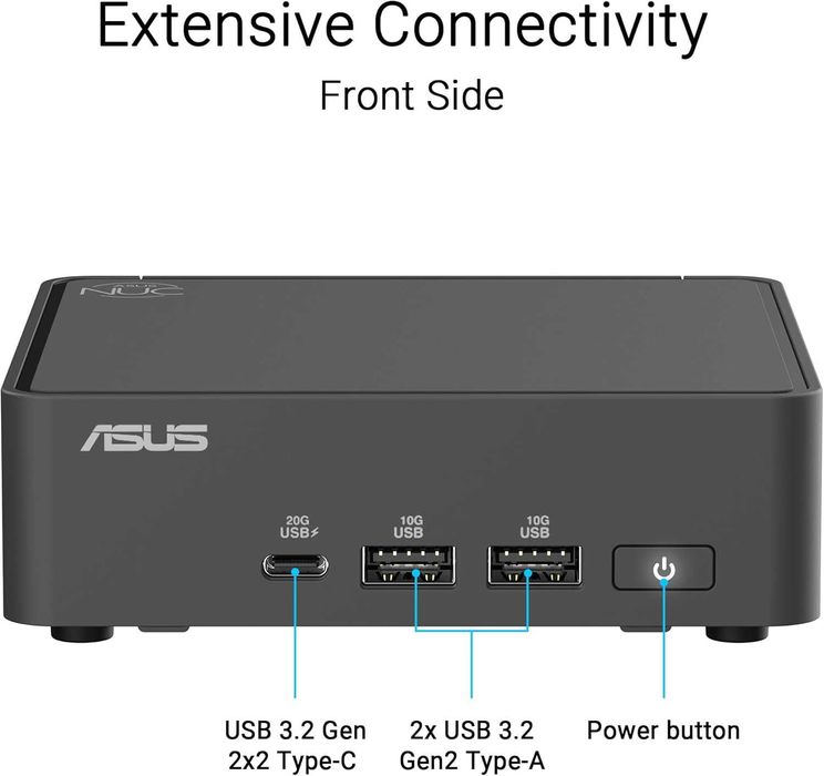 Мини Пк Mini Pc Asus Nuc 15 Pro  Core 3 100U 16Gb DDR5 500Gb SSD