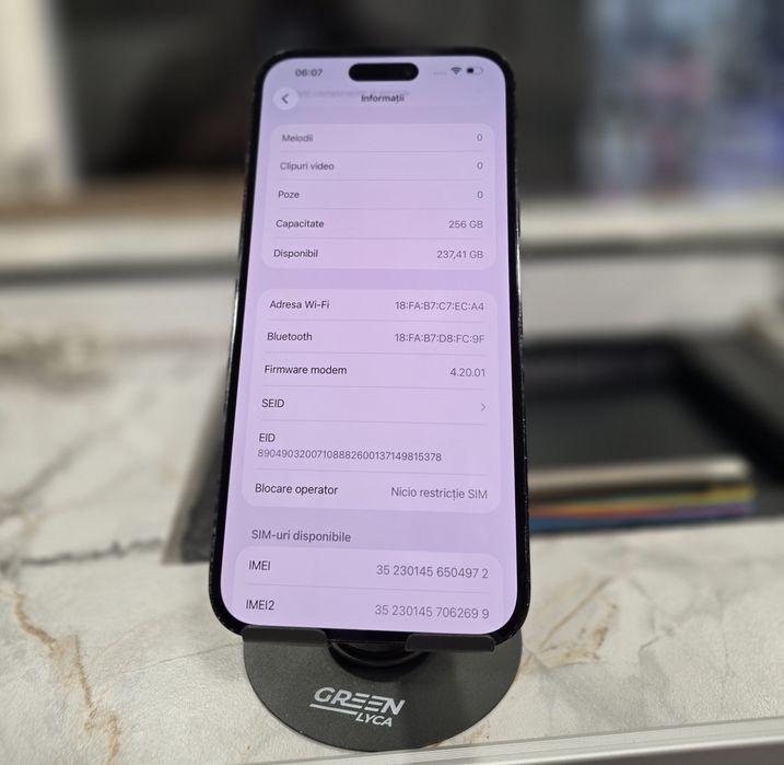 iPhone 14 Pro Max 256GB. Baterie 100%