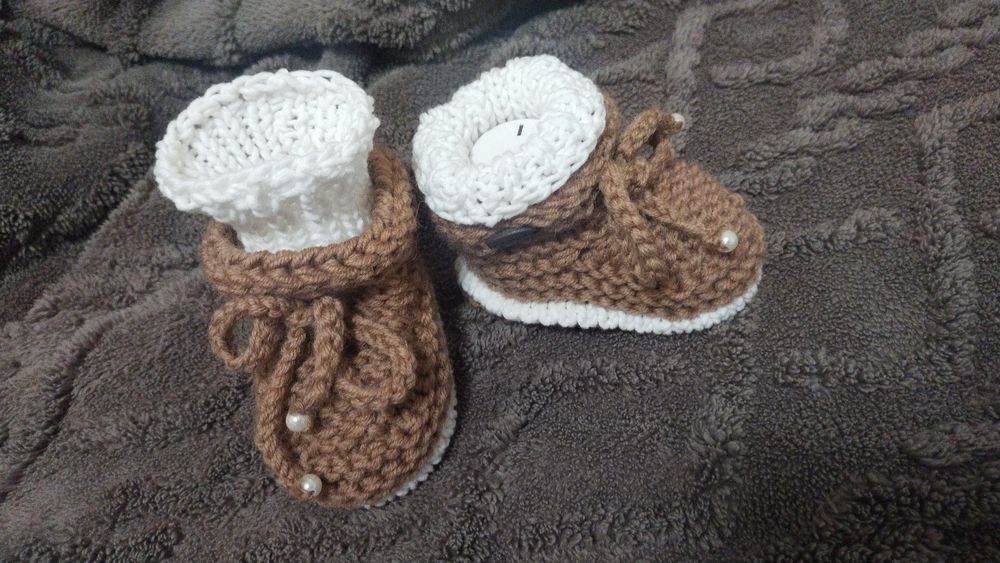 Пинетки вязанные