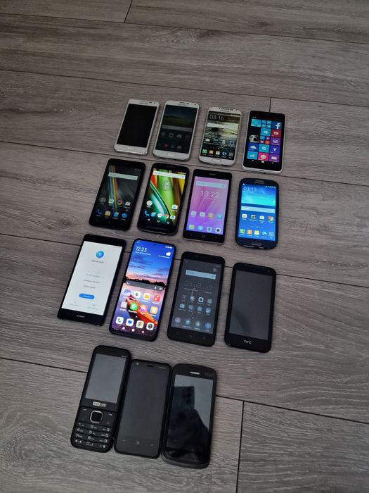 Vând Lot Telefoane Functionale Samsung, Lenovo, HTC, Allview, Motorola