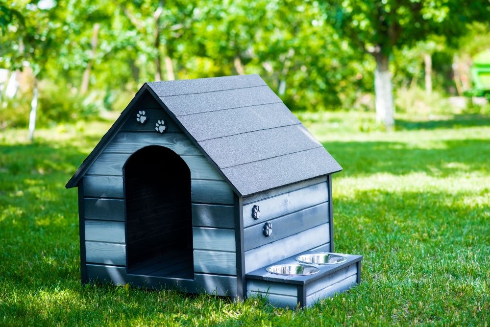 Къща за куче - Сива,размер ХЛ - Къщи за кучета ,Колиби за кученца