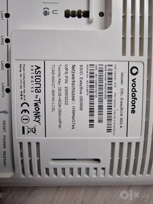ADSL-модем Vodafone DSL EasyBox 803A