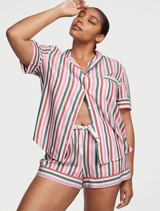 Pijamale cu pantaloni scurti Victoria's Secret SUA XS S bumbac