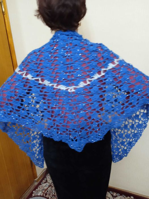 Женские шали вязаные крючком