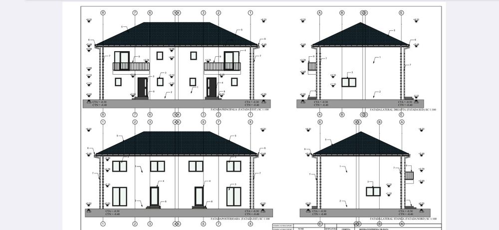 De vanzare duplex constructie noua