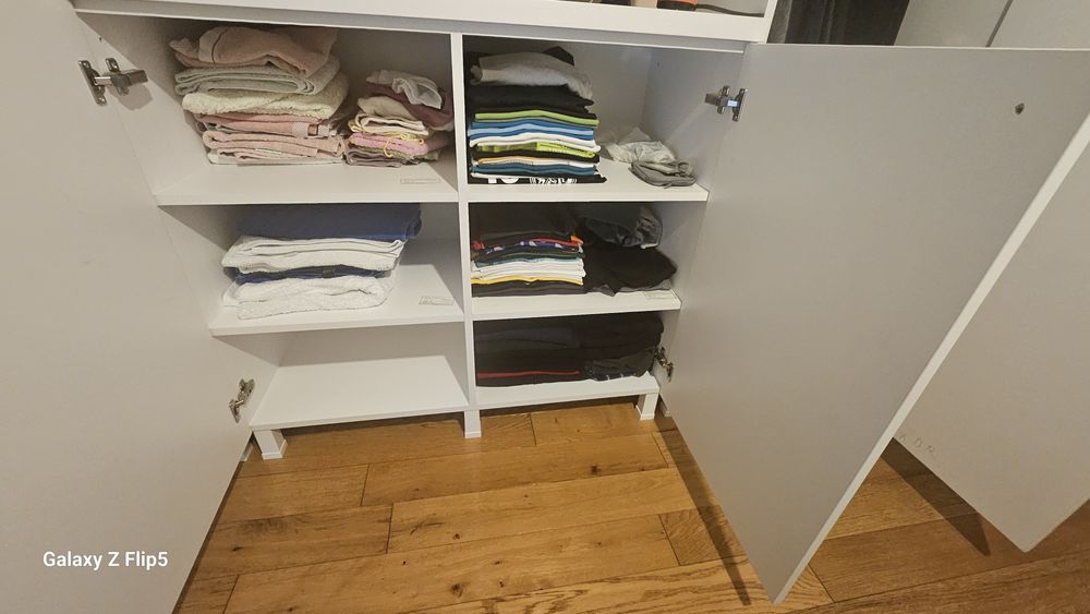 Dressing cu spatiu pentru TV,, alb, NOU