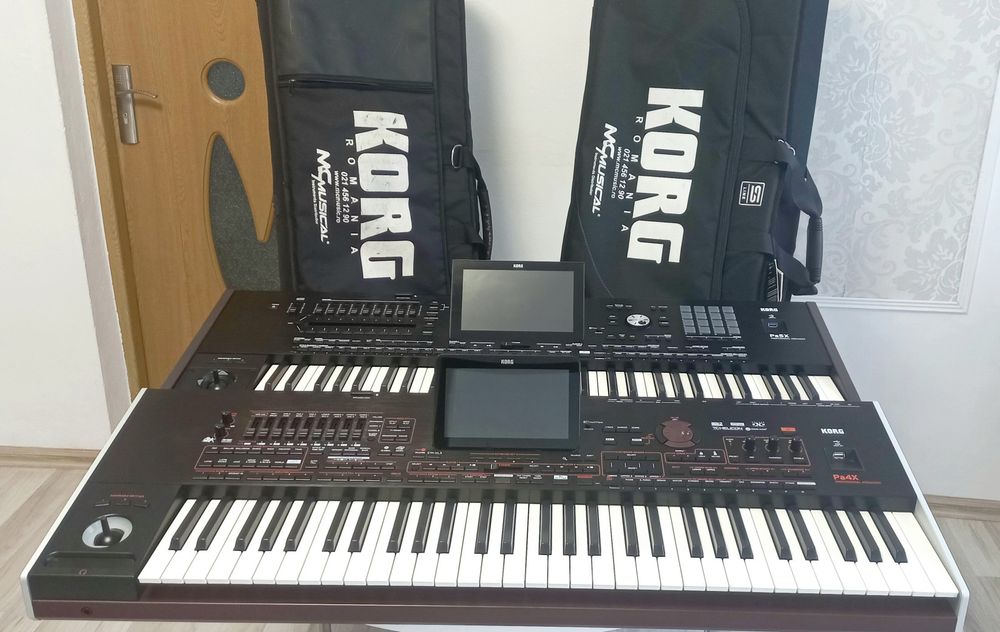 Vând korg pa 4x.2000 euro . Pa 5x 3000 euro.  Aduse azi din italia.impecabile ofer huse și set 2026. Nu schimb.pretu este în anunț la fiecare korg.