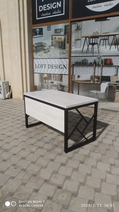 компьютерный письменный стол, лофт,stol,parta komyuter stol,loft