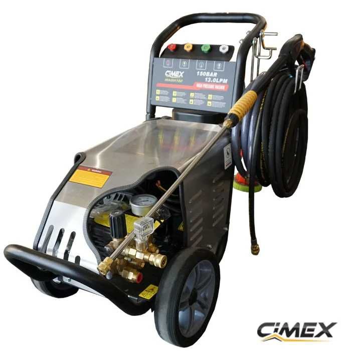 ПРОМО 25% МОНОФАЗНА Професионална водоструйка 150 bar CIMEX WASH150