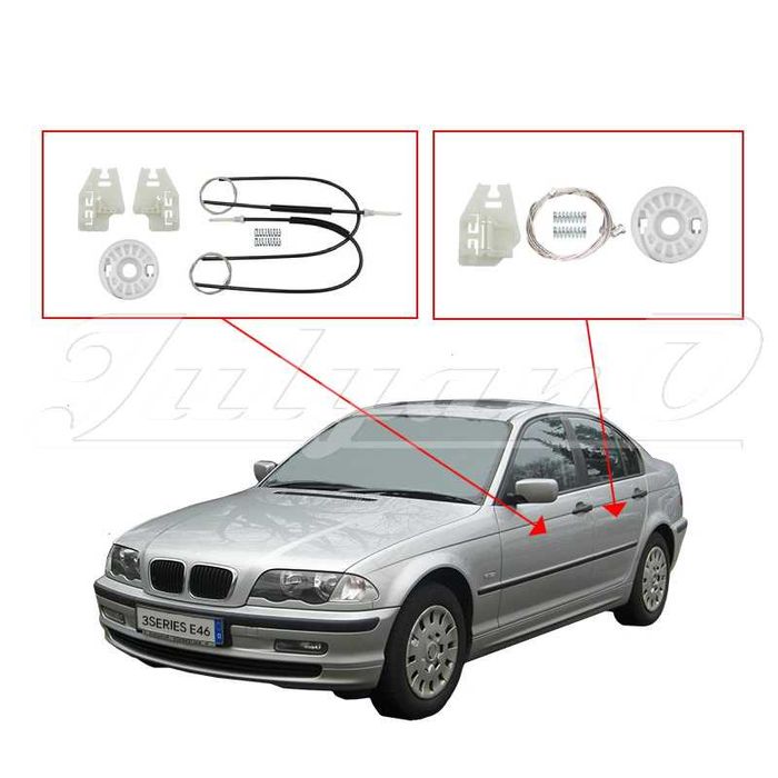 Ремонтен комплект за ел. машинка за стъкло за BMW 3-ser E46